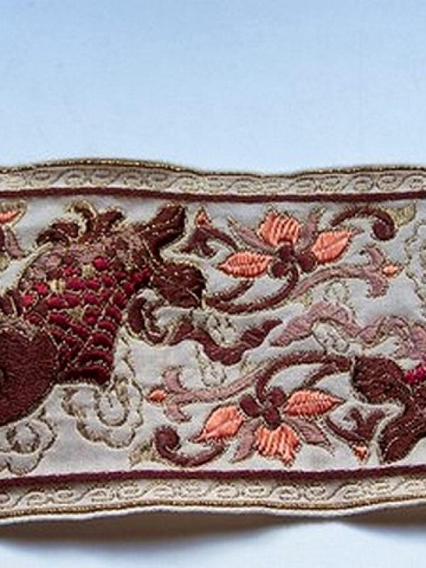Galon origine ecru saumon bordeaux 3 