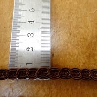 Galon rayonne viscose caramel maillons de chaine 1