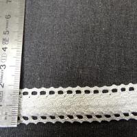 Galon ruban festonne blanc casse 3