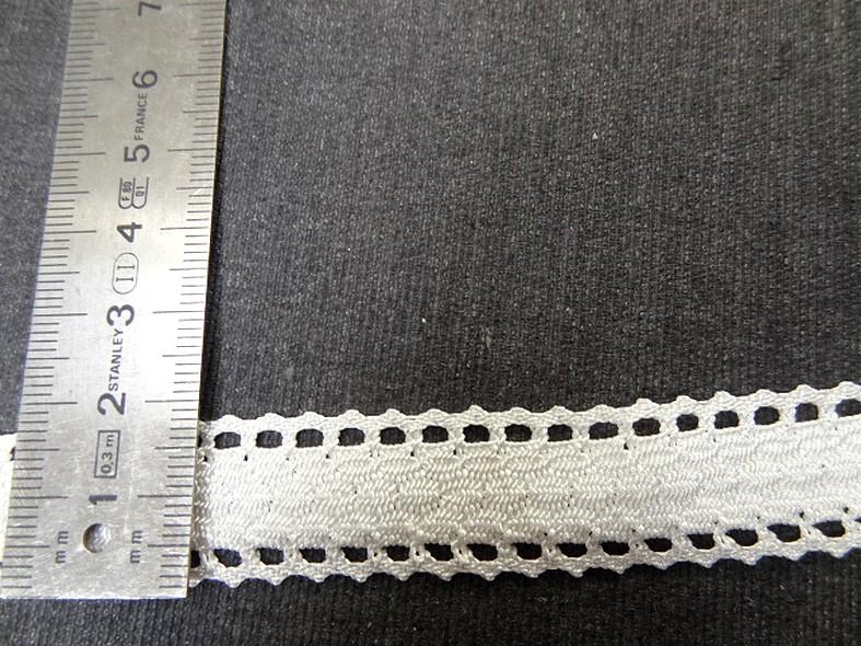 Galon ruban festonne blanc casse 3