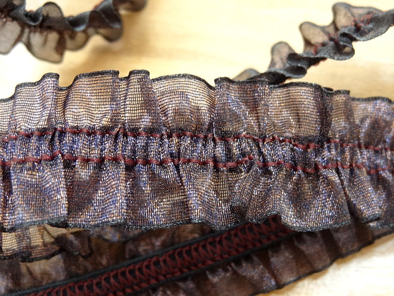 Galon ruche extensible aubergine 2