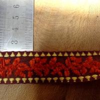 Galon sibylle marron velours corailjpg 2 
