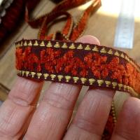 Galon sibylle marron velours corailjpg 3 