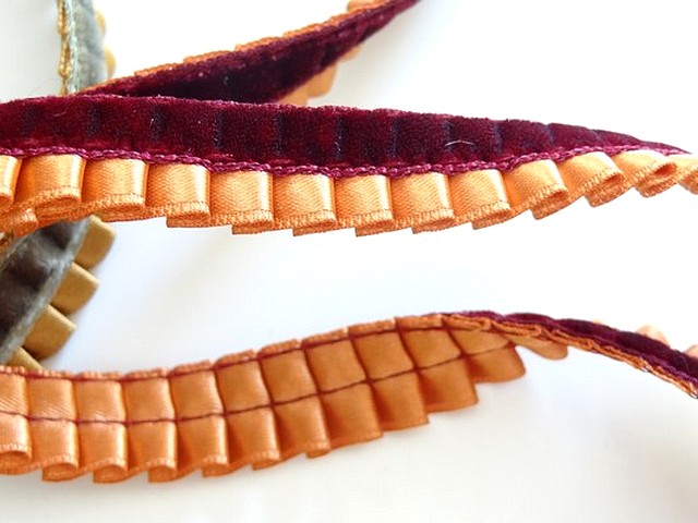 Galon tsarine cuivre et prune 3