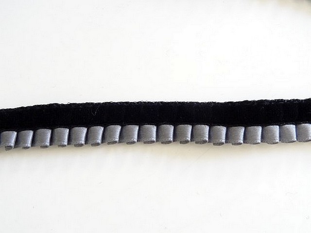 Galon tsarine gris et noir 2