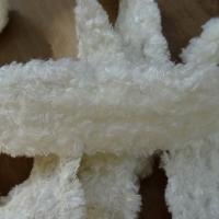 Galon velours chenille blanc casse ajoure 1 