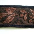 Galon velvet marron caramel 2 