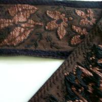 Galon velvet marron caramel 3 