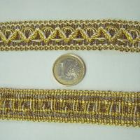 Galon venise rayonne et lurex 1 
