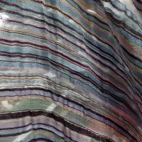 Gaze de soie rayures tissees pastel 1