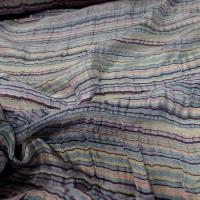 Gaze de soie rayures tissees pastel 4