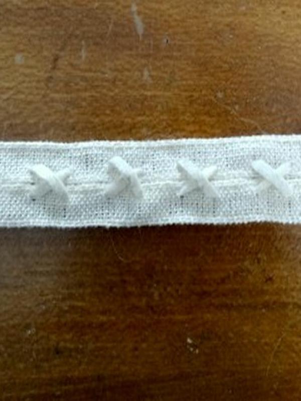 ruban coton lin croisillons 01