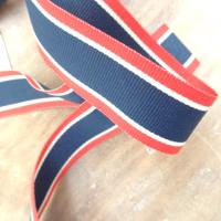 Gros grain tricolore 25 mm 2