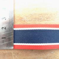 Gros grain tricolore 25 mm