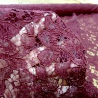 Guipure bordeaux lie de vin 2