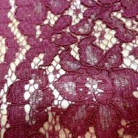 Guipure bordeaux lie de vin 3