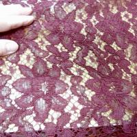 Guipure bordeaux lie de vin 4