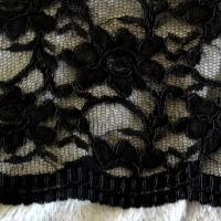 Guipure fleurie noire 1