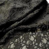 Guipure fleurie noire 2 1