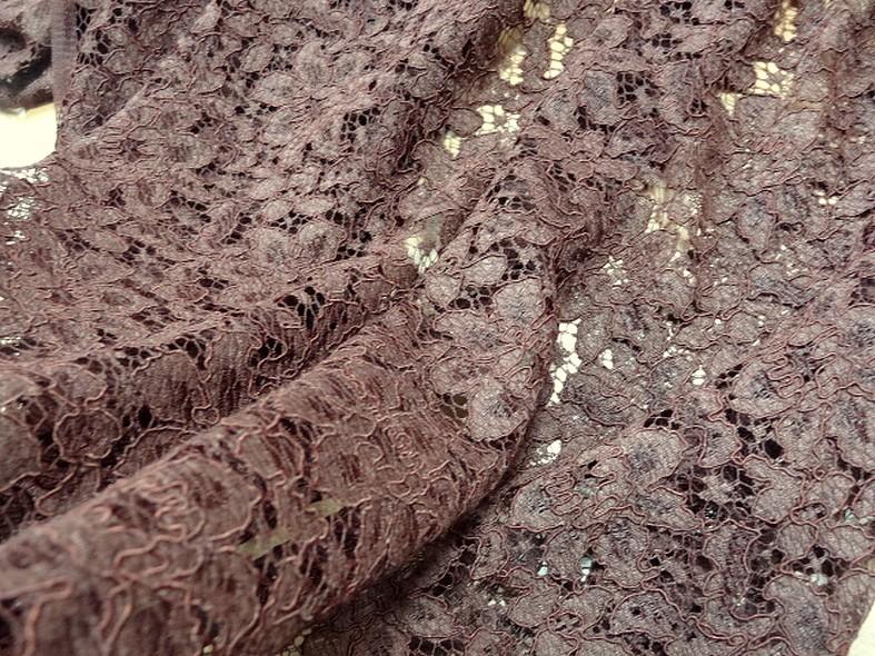 Guipure marron chocolat 4