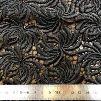 Guipure noire epaisse petite lese finition bourdon 3 