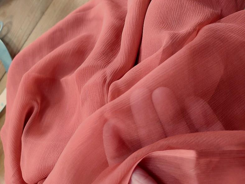 mousseline de soie rouge tomette 2