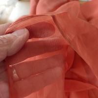 mousseline de soie rouge tomette 1