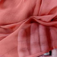 mousseline de soie rouge tomette