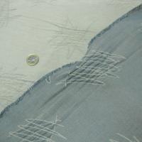 Jean double faces gribouillage cousu 1