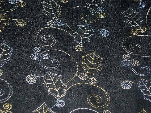 Jean lycra gris branche de houx brode 3