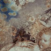 Jersey acrylique extensible motif la vierge et l enfant 6 