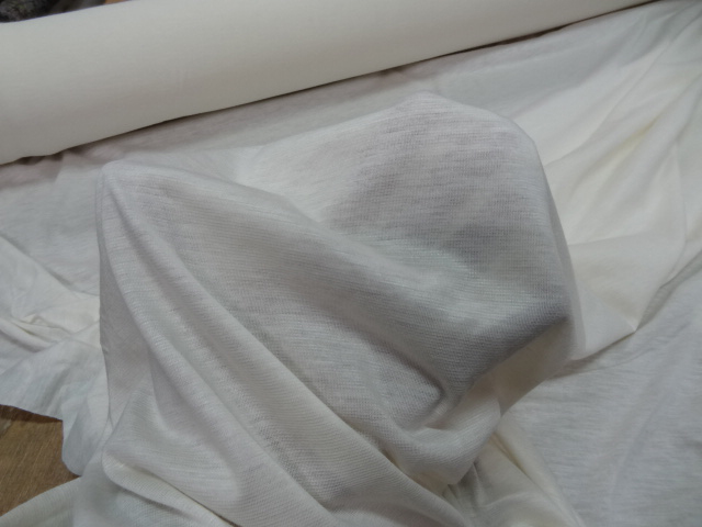 Jersey blanc casse0