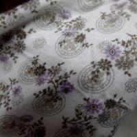 Jersey coton blanc casse petites fleurs lilas 3 