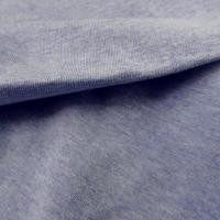 Jersey coton bleu aspect chambray 1