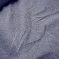 Jersey coton bleu aspect chambray 2