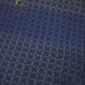 Jersey coton bleu marine devore carreaux effet d optique 2 