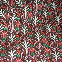 Jersey coton brique motifs art deco 3 