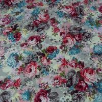 Jersey coton gratte fleurs canevas 1 