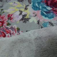 Jersey coton gratte fleurs canevas 3 