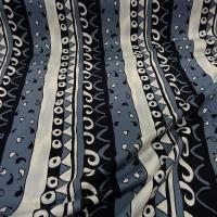 Jersey coton lycra frises grecques theme de l eau 1