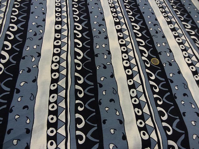 Jersey coton lycra frises grecques theme de l eau 3