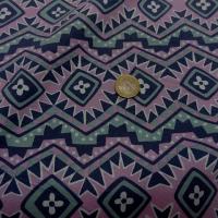 Jersey coton lycra frises inca marine et glycine 2