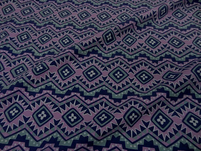 Jersey coton lycra frises inca marine et glycine 4