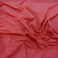 Jersey coton lycra rose nacarat 1