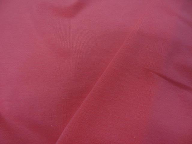 Jersey coton lycra rose saumon fonce7