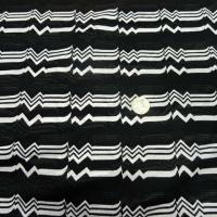 Jersey coton melange noir rythme 1 