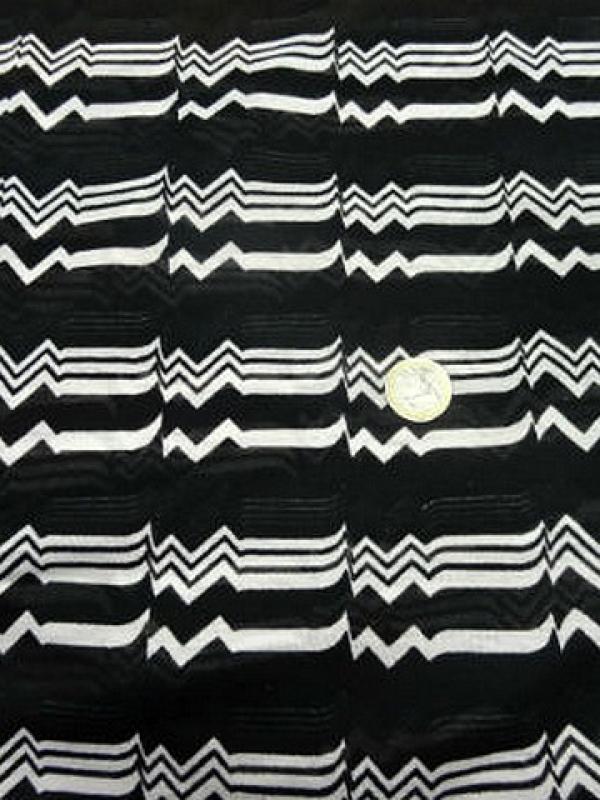Jersey coton melange noir rythme 1 