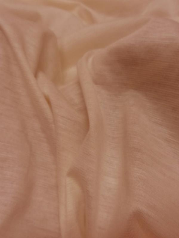 Jersey coton ocre rouge clair 1