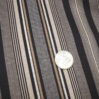 Jersey coton raye bisque noir 1