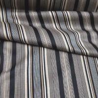 Jersey coton raye bisque noir 2